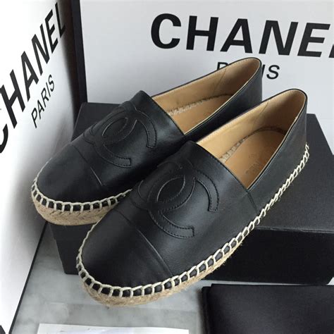 chanel espadrilles fake vs real|chanel espadrilles real vs real.